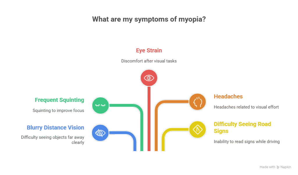 Symptoms of Myopia